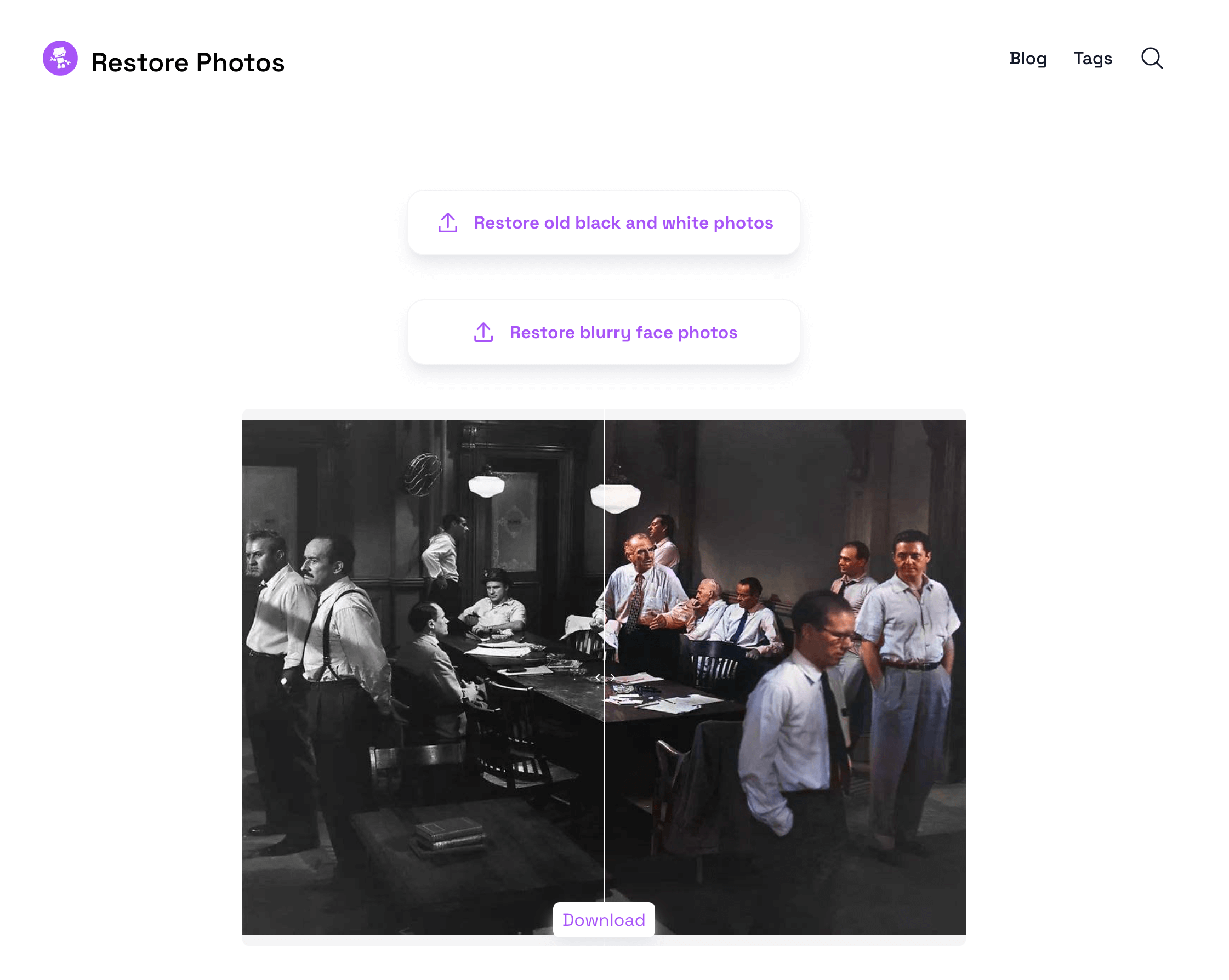 Black and White Old Photo Restoration: Step One